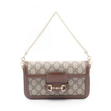 Gucci Horsebit 1955 GG Supreme Coated Canvas Handbag