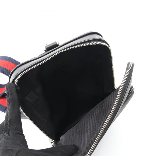 Gucci GG Small Sling Bag PVC Coated Canvas Leather Shoulder Bag