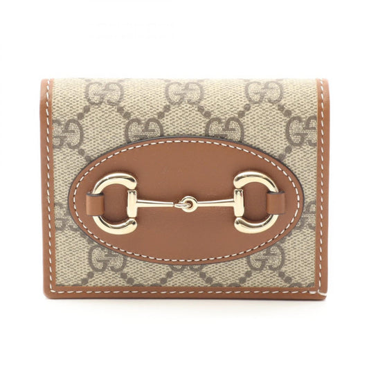 Gucci Horsebit 1955 GG Supreme Wallet