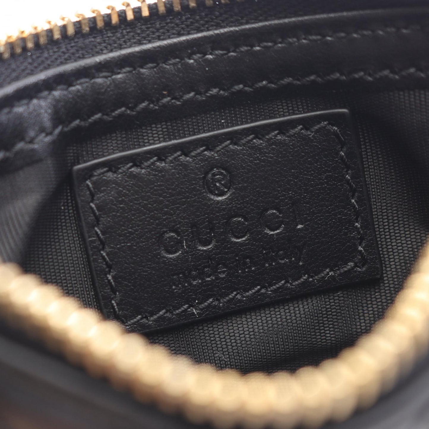 Gucci Double G Leather Coin Case