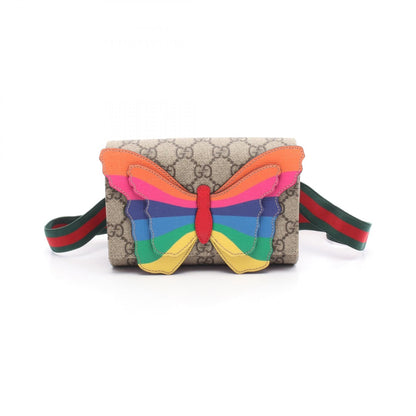 Gucci GG Supreme Rainbow Butterfly Coated Canvas Waist Bag