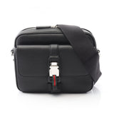 Gucci Web Stripe Leather Shoulder Bag