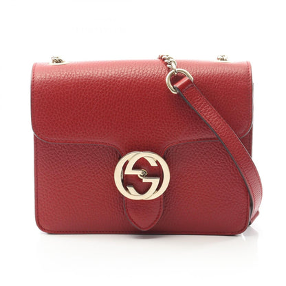 Gucci Interlocking G Leather Shoulder Bag