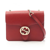 Gucci Interlocking G Leather Shoulder Bag