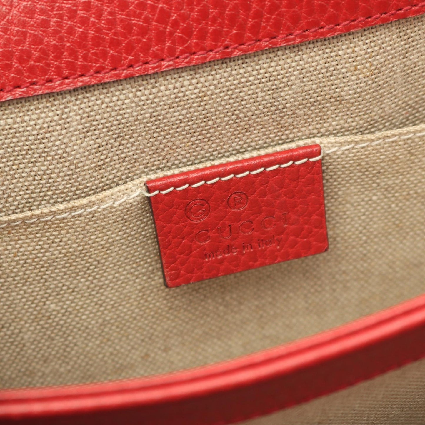 Gucci Interlocking G Leather Shoulder Bag