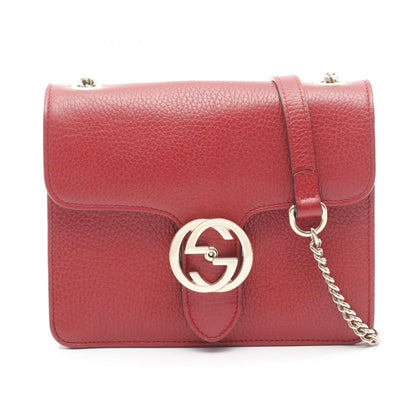 Gucci Interlocking G Leather Shoulder Bag