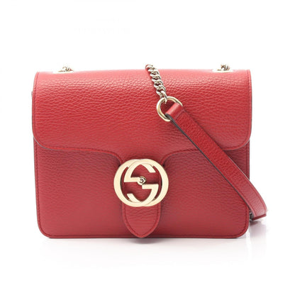 Gucci Interlocking G Leather Shoulder Bag