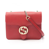 Gucci Interlocking G Leather Shoulder Bag