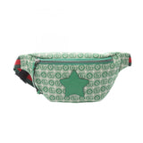 Gucci Star Childrens Canvas Leather Waist Bag