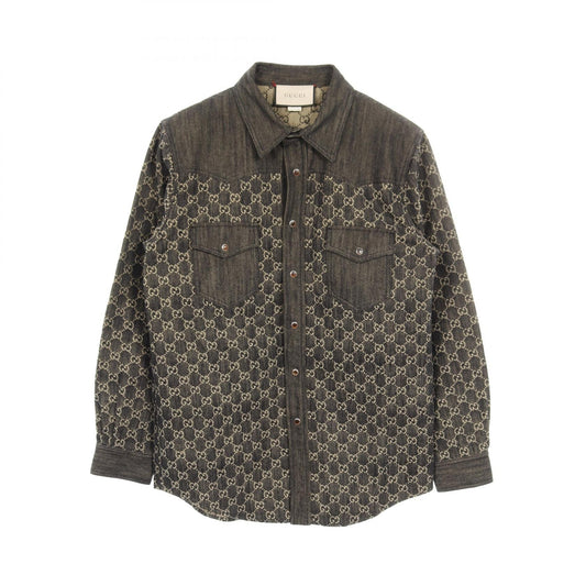 Gucci GG Jacquard Cotton Denim Jacket