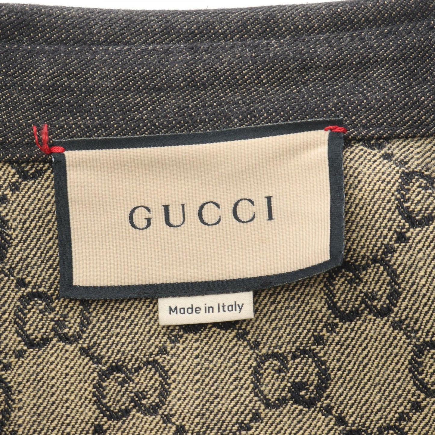Gucci GG Jacquard Cotton Denim Jacket