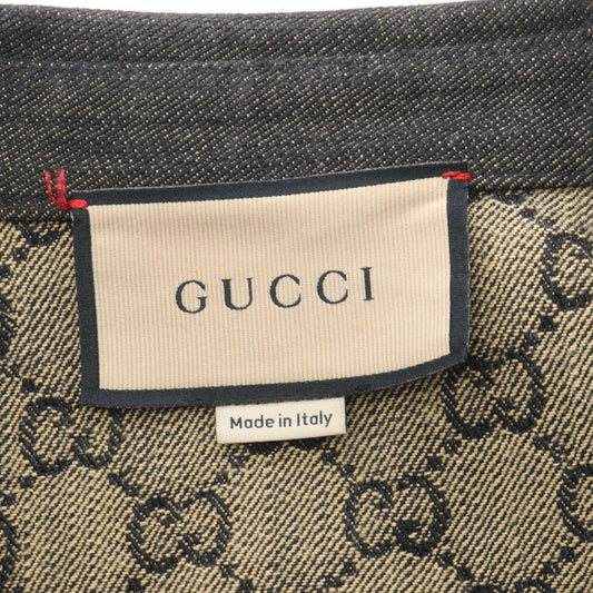 Gucci GG Jacquard Cotton Denim Jacket