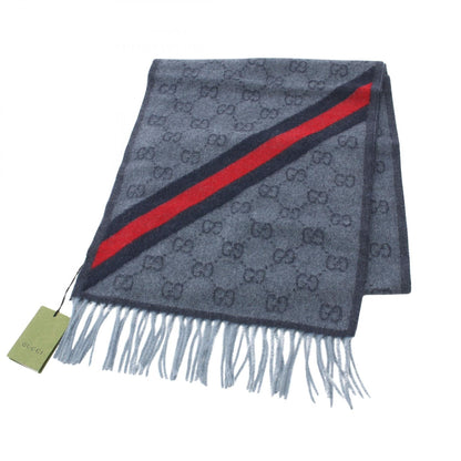 Gucci GG Pattern Wool Scarf
