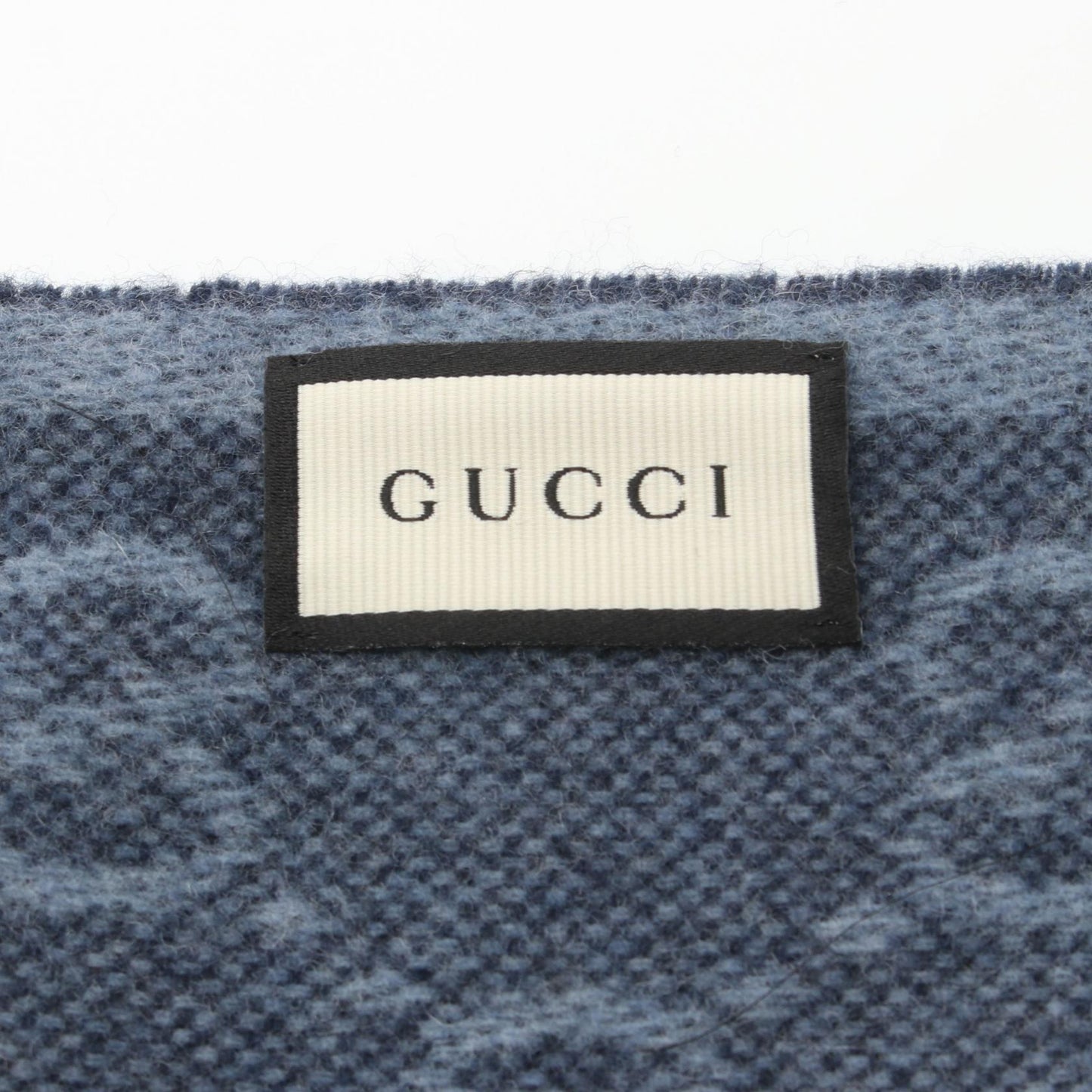 Gucci GG Pattern Wool Scarf