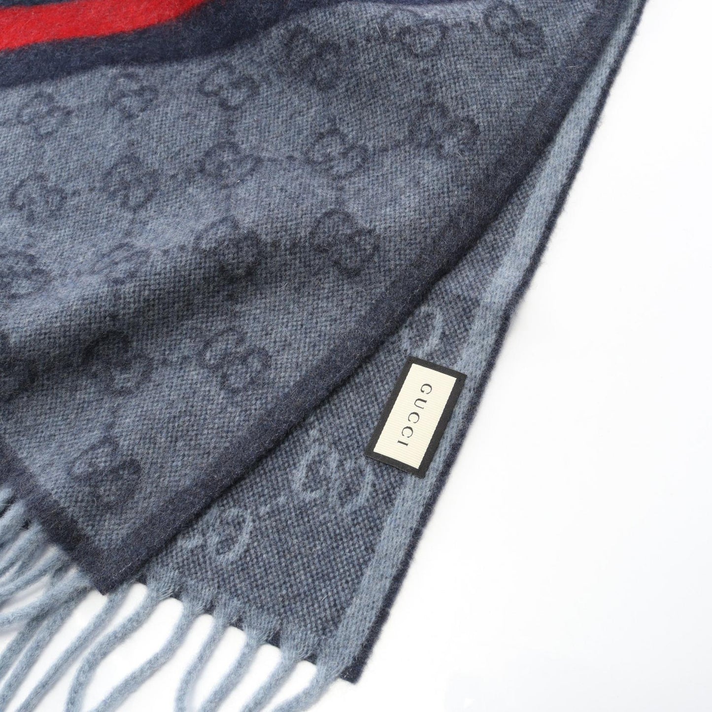 Gucci GG Pattern Wool Scarf