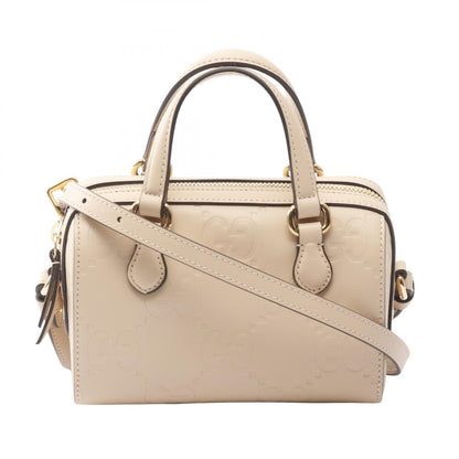 Gucci GG Super Mini Leather Handbag