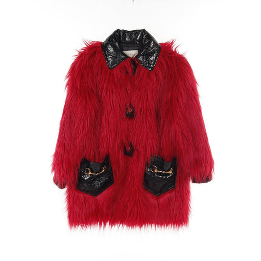 Gucci Horsebit Acrylic Polyester Lamb Leather Outerwear