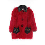 Gucci Horsebit Acrylic Polyester Lamb Leather Outerwear