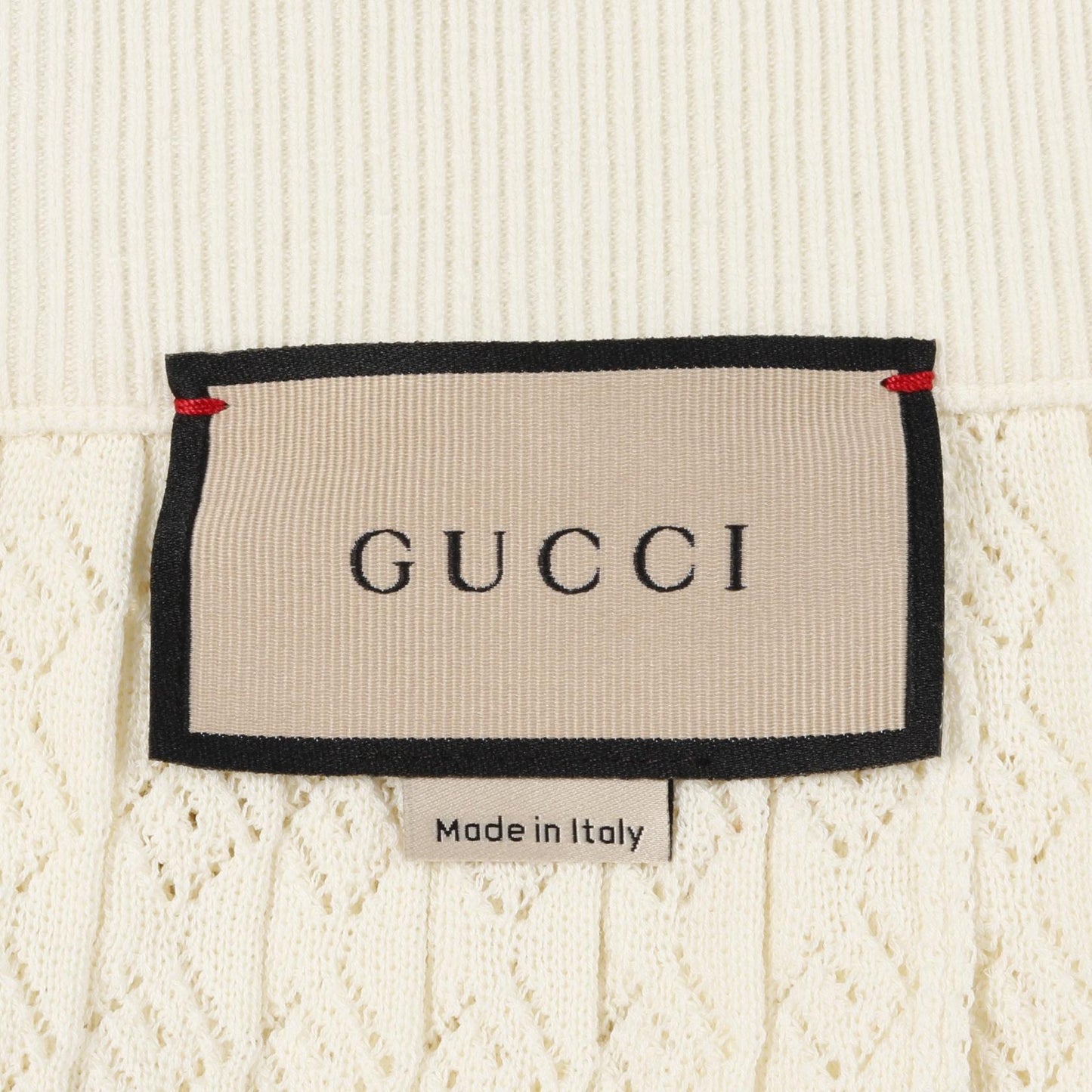 Gucci Web Stripe G Rhombus Cotton Knit Skirt