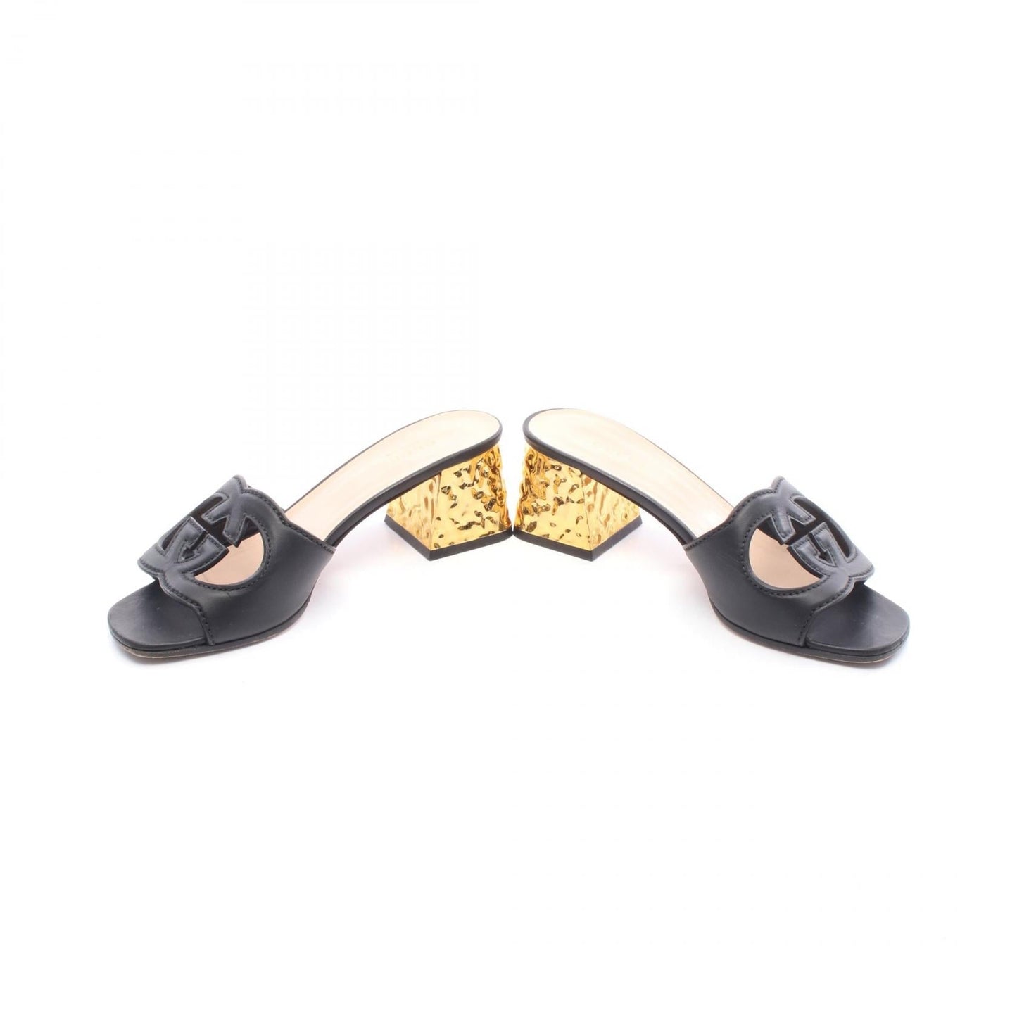 Gucci Interlocking G Leather Sandals