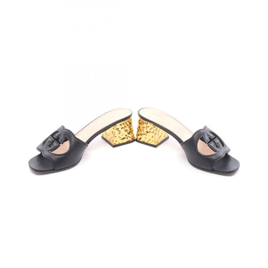 Gucci Interlocking G Leather Sandals