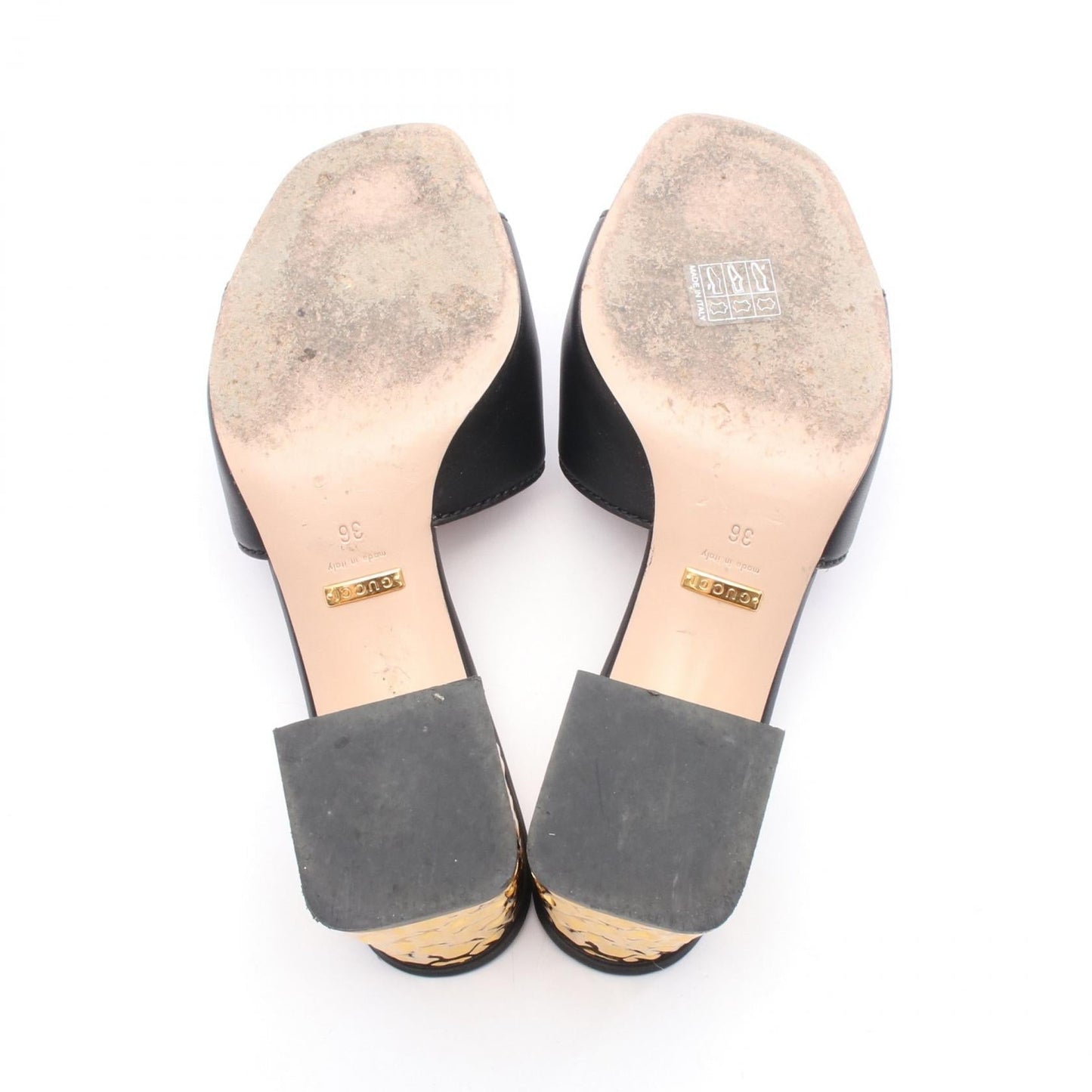 Gucci Interlocking G Leather Sandals
