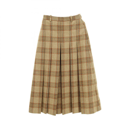 Gucci Wool Pleated Skirt