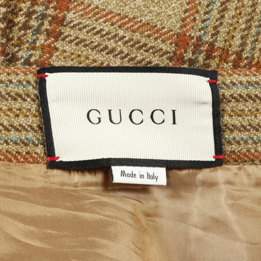 Gucci Wool Pleated Skirt