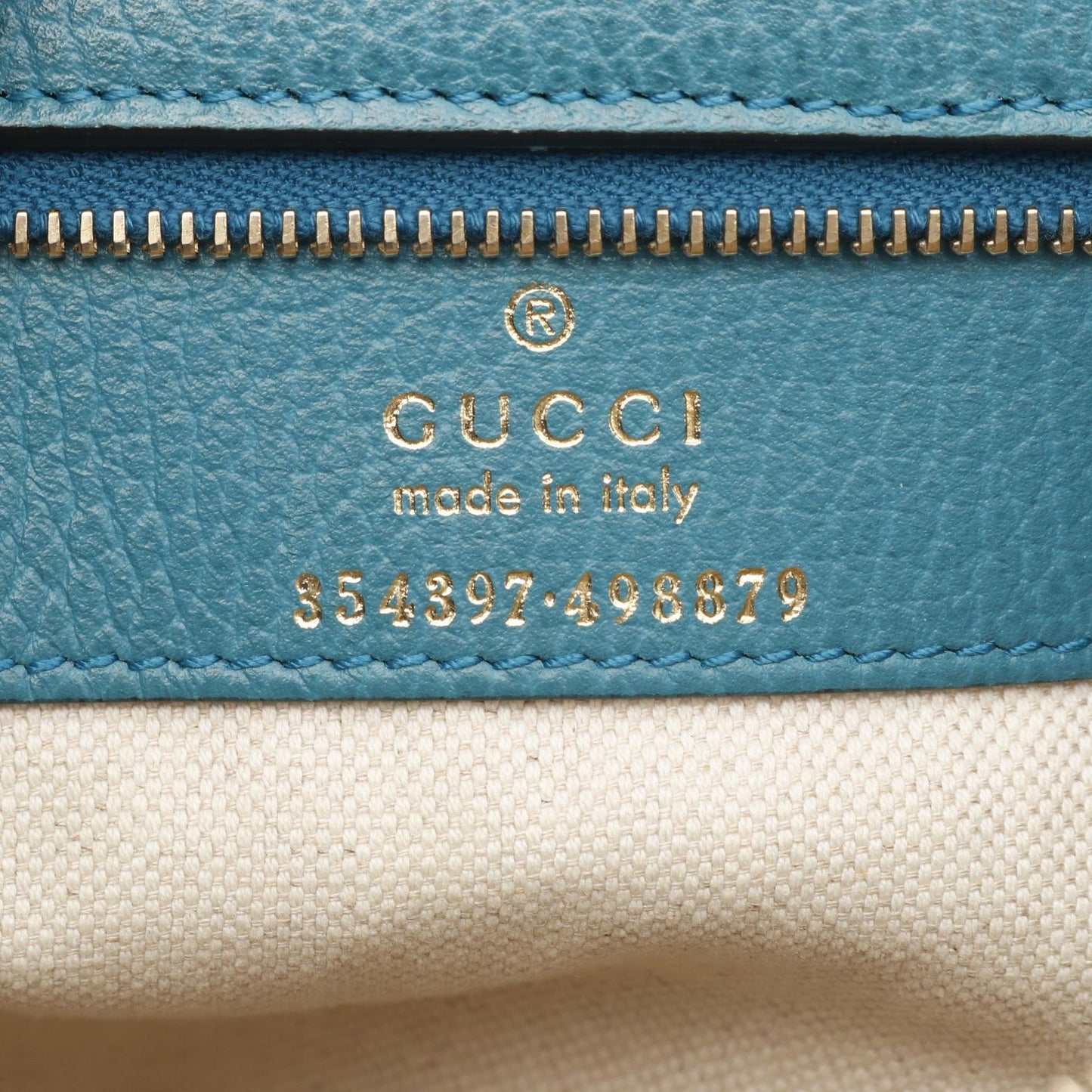 Gucci Swing Leather Tote Bag