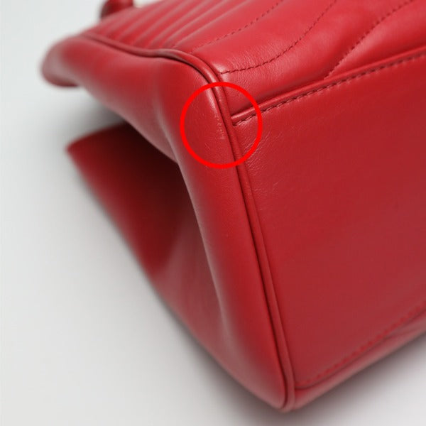 Louis Vuitton New Wave Chain Tote Shoulder Bag Red