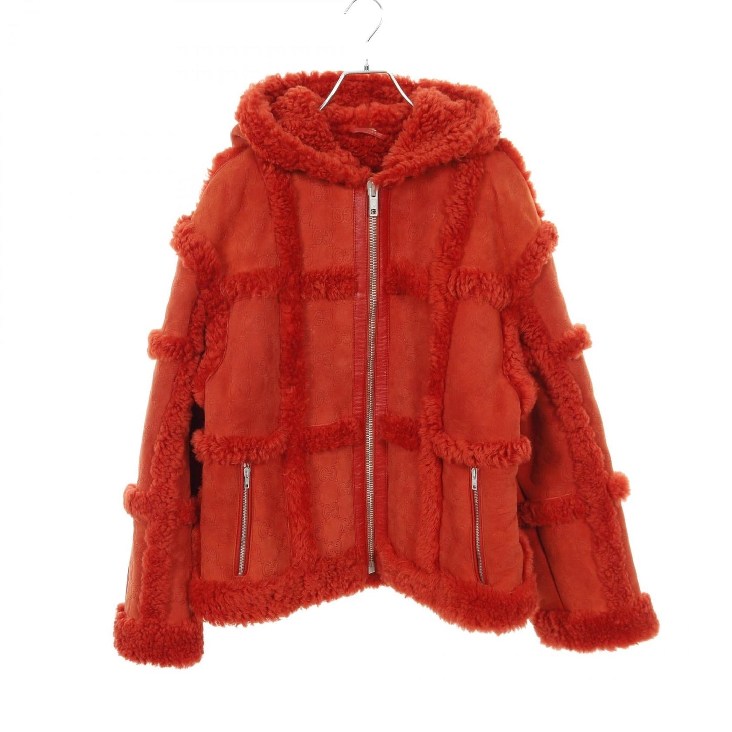 Gucci GUCCI × PALACE GG Pattern Shearling Outerwear