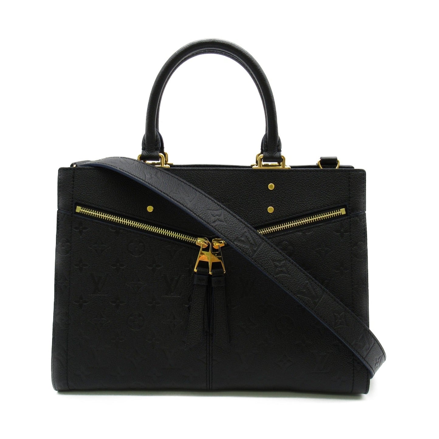 Louis Vuitton 3MM Handbag Leather Monogram Implant