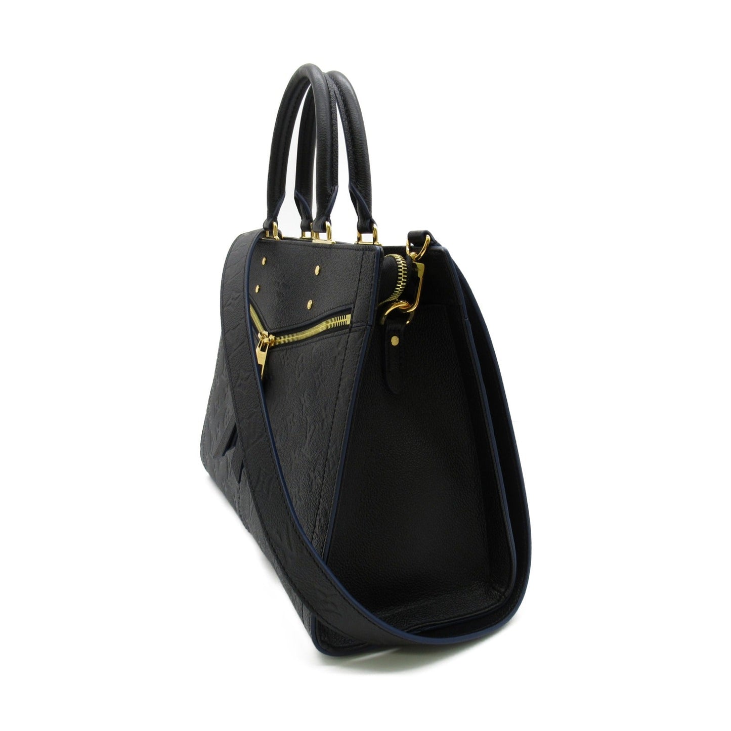 Louis Vuitton 3MM Handbag Leather Monogram Implant