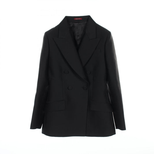 Gucci Double Breasted Wool Silk Jacket