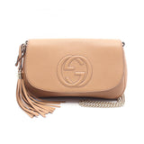 Gucci Soho Interlocking G Leather Shoulder Bag
