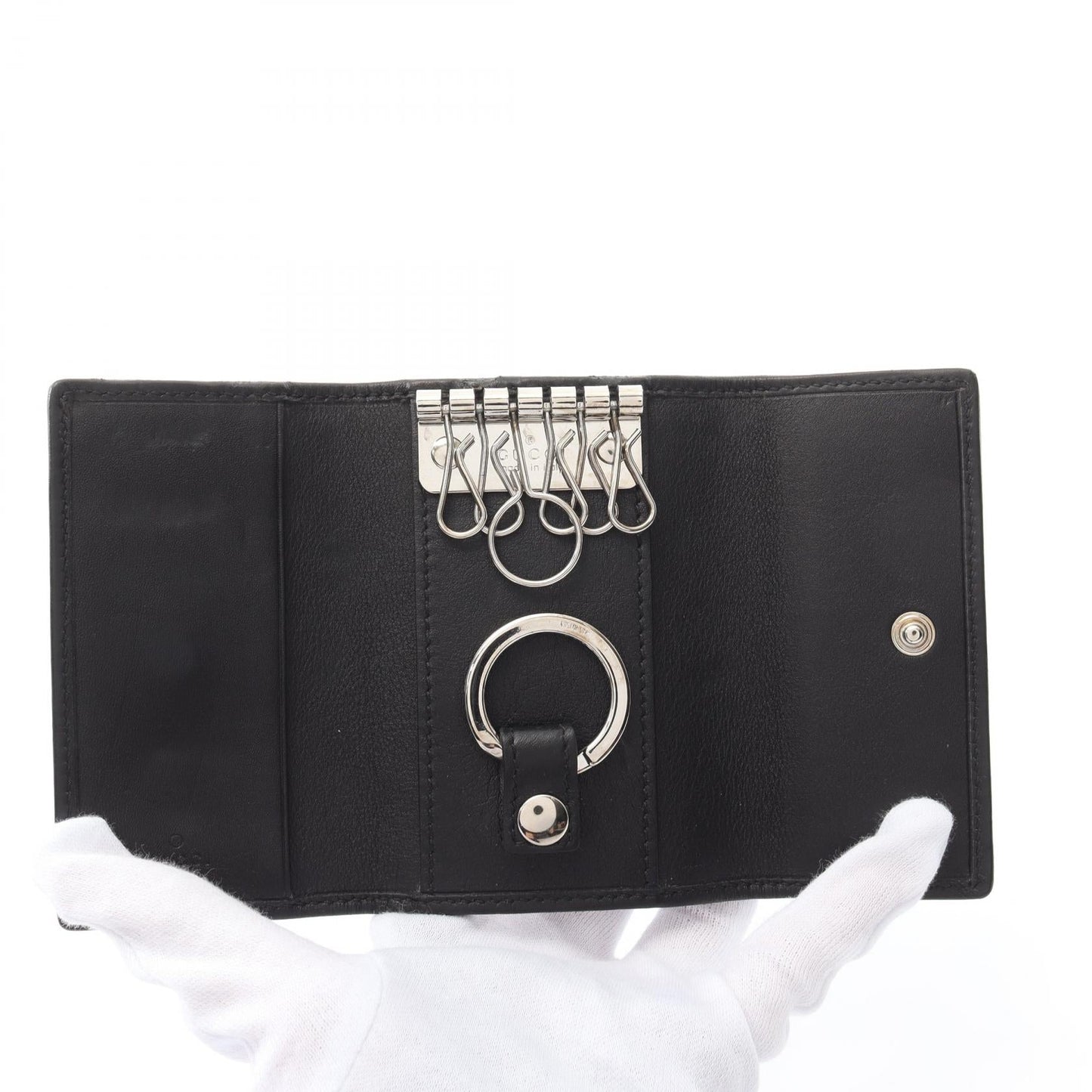 Gucci Microguccissima Leather Key Case