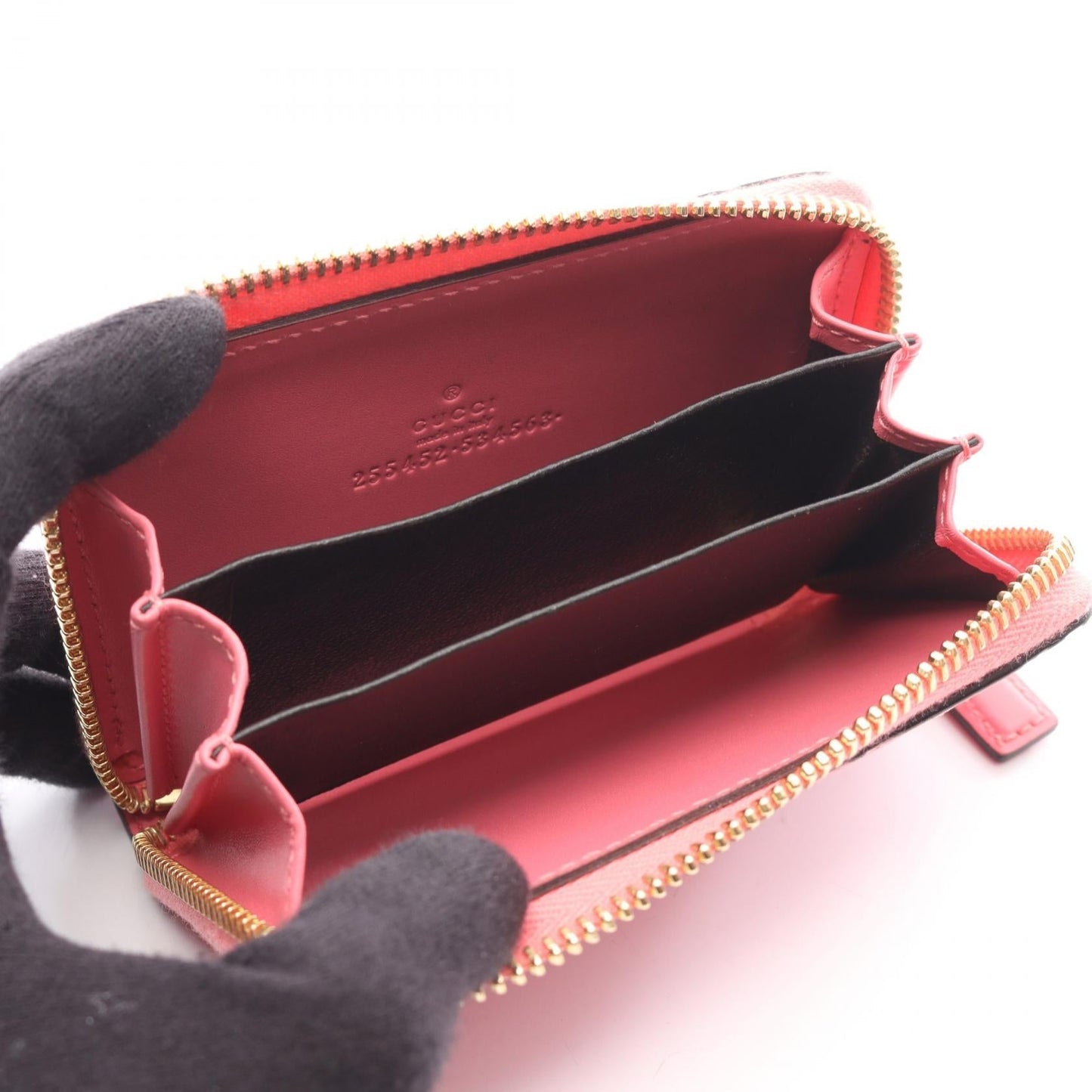 Gucci Guccissima Leather Coin Case