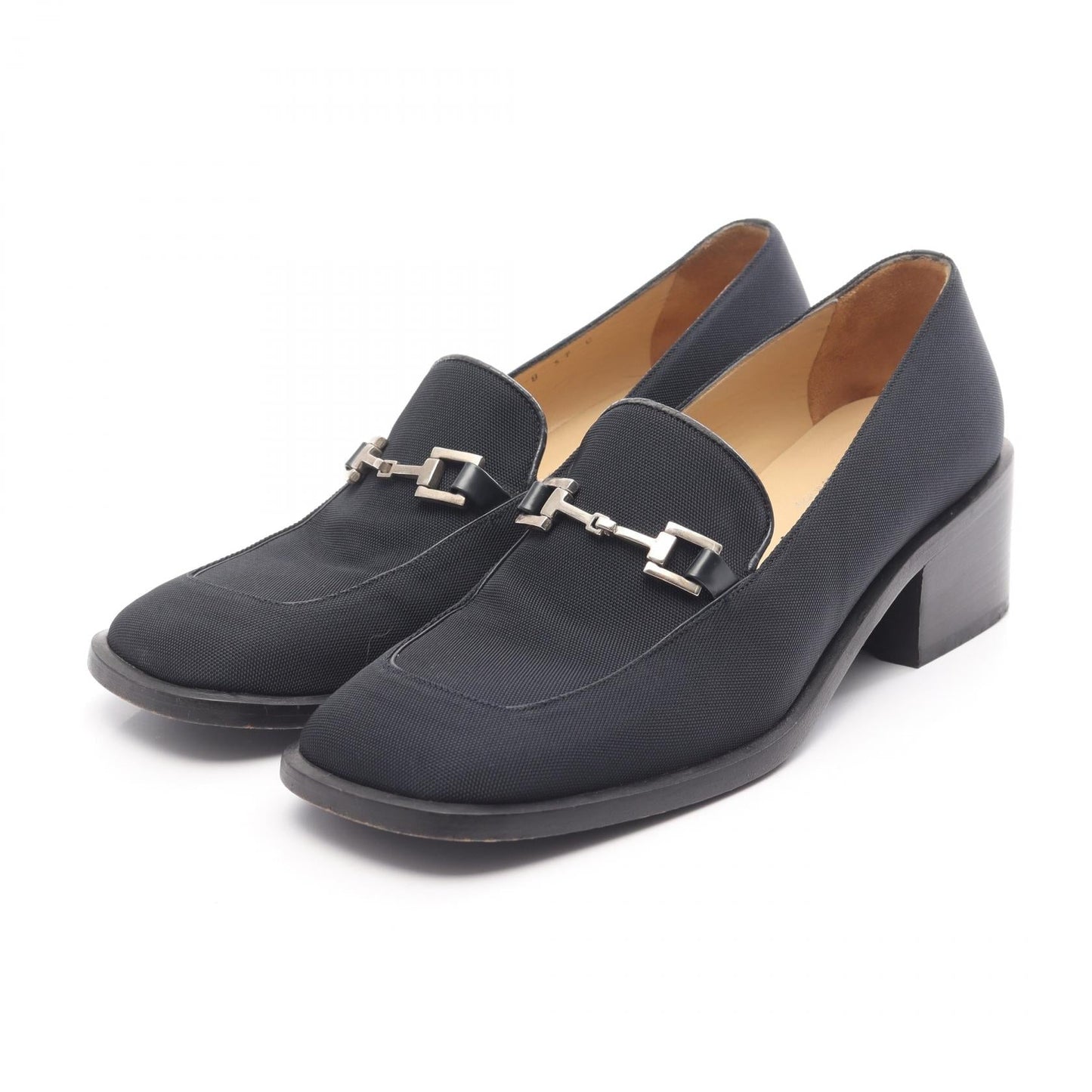 Gucci Horsebit Canvas Loafers
