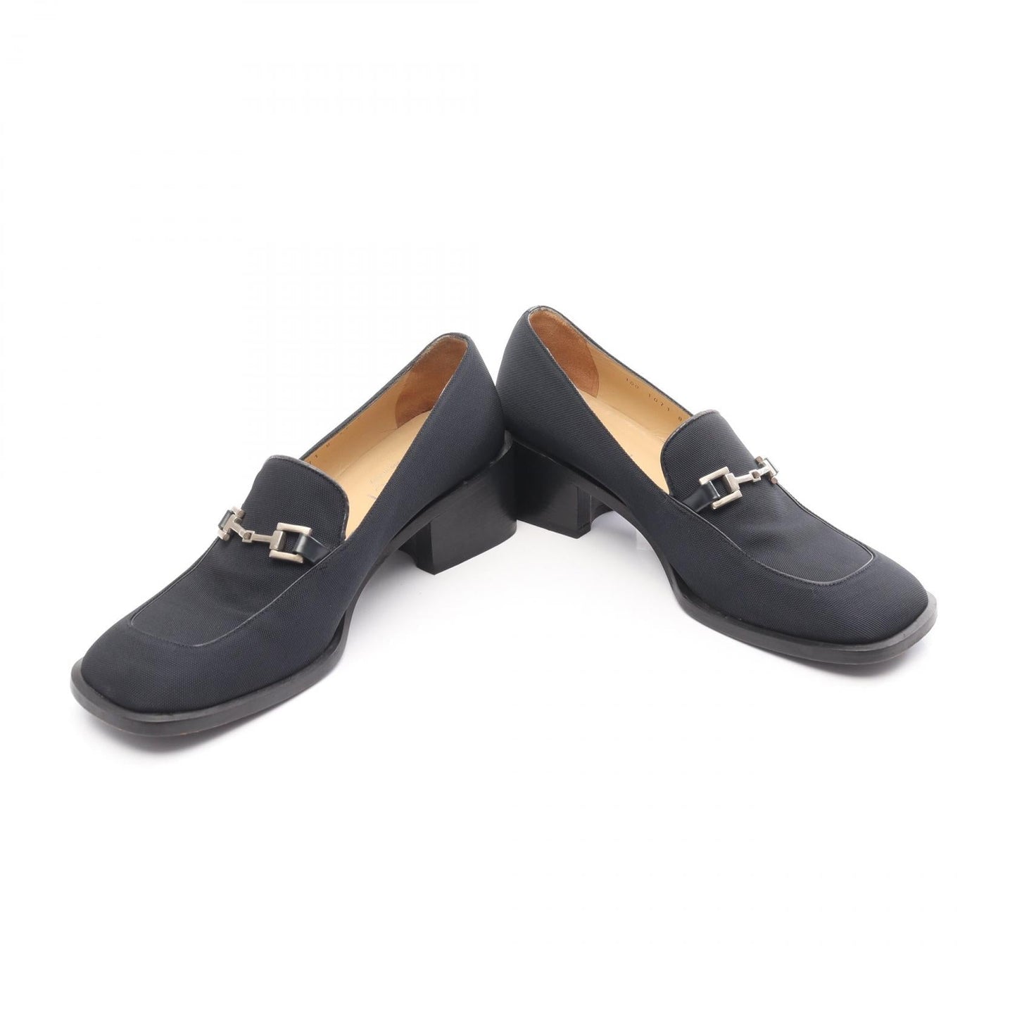 Gucci Horsebit Canvas Loafers