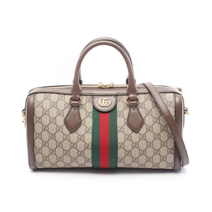 Gucci Ophidia GG PVC Coated Canvas Leather 2way Handbag