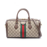 Gucci Ophidia GG PVC Coated Canvas Leather 2way Handbag