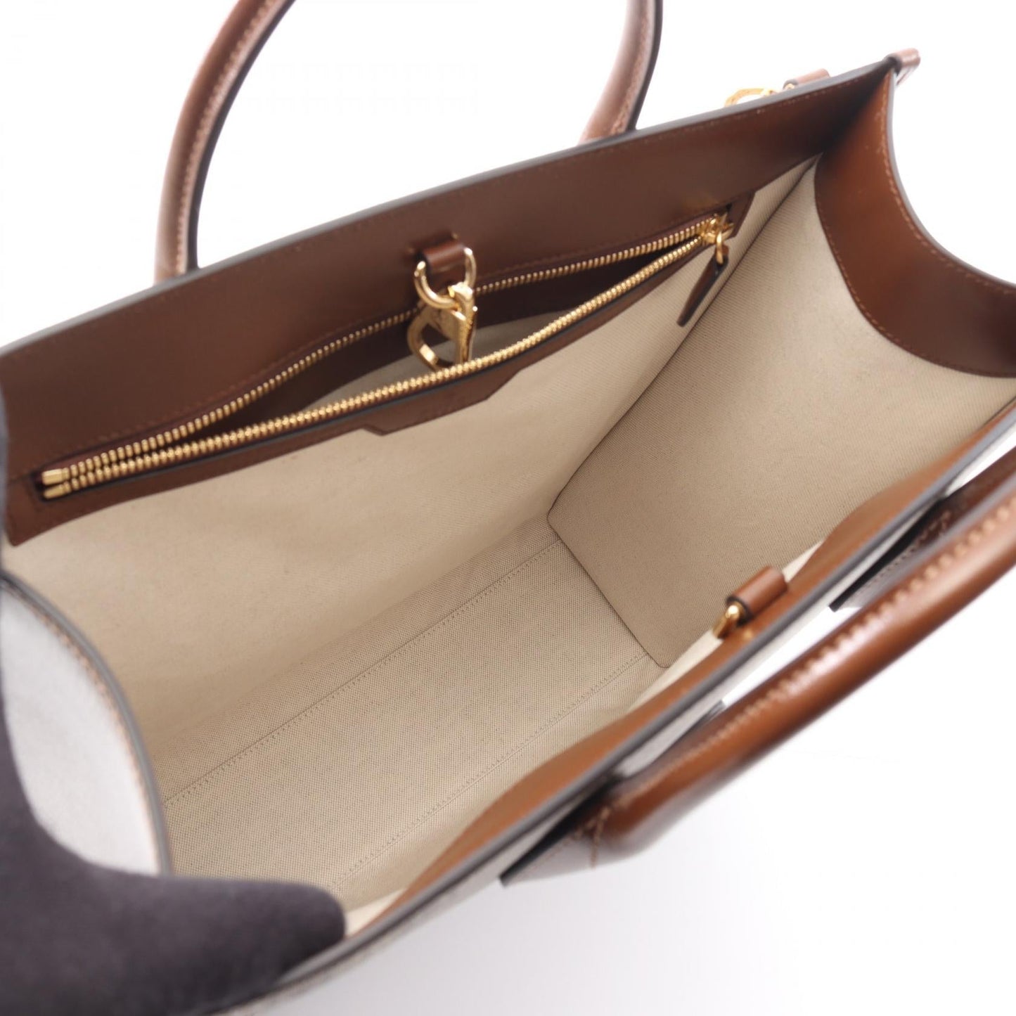 Gucci Interlocking G GG Supreme Coated Canvas Tote Bag