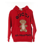 Gucci Teddy Bear Cotton Hoodie