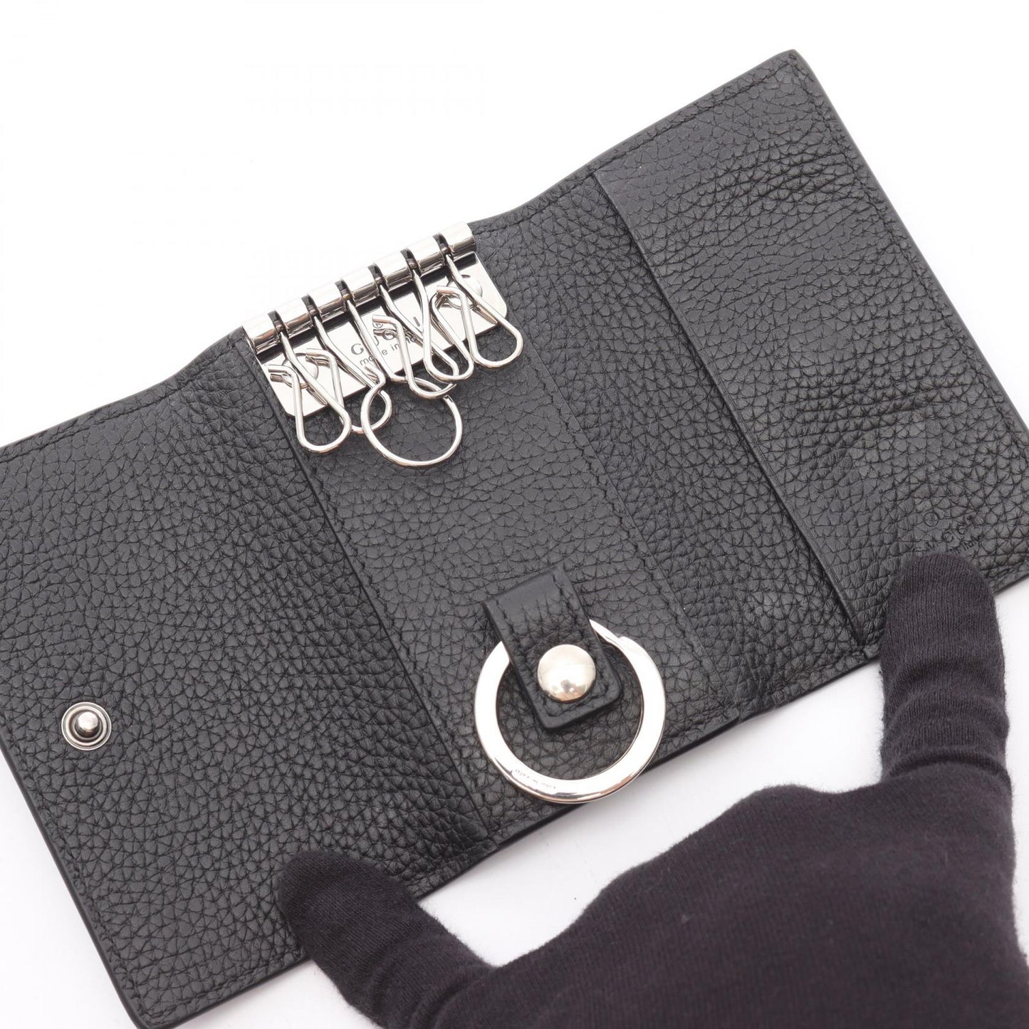 Gucci Logo Leather Key Case