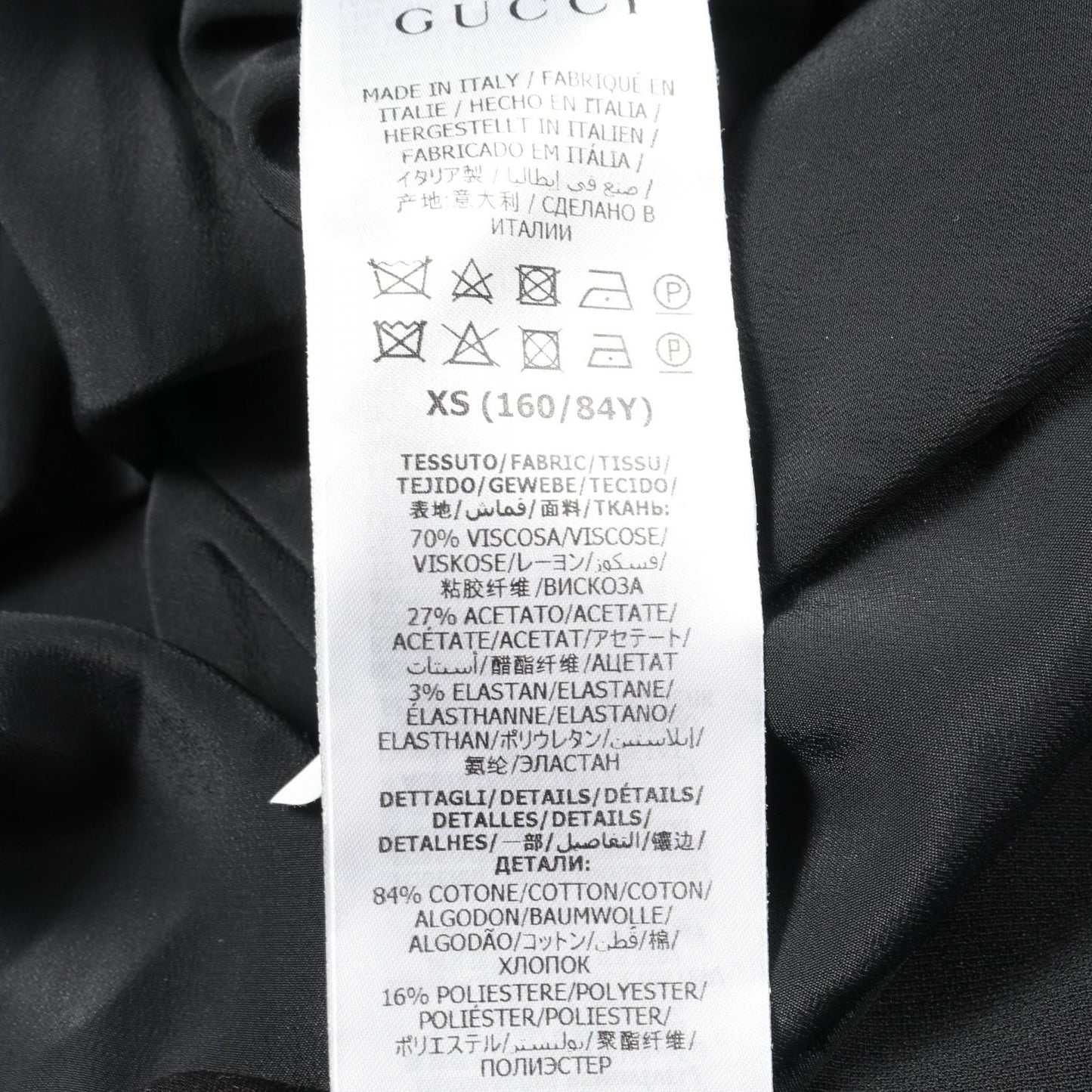 Gucci 624914 Silk Polyester Dress