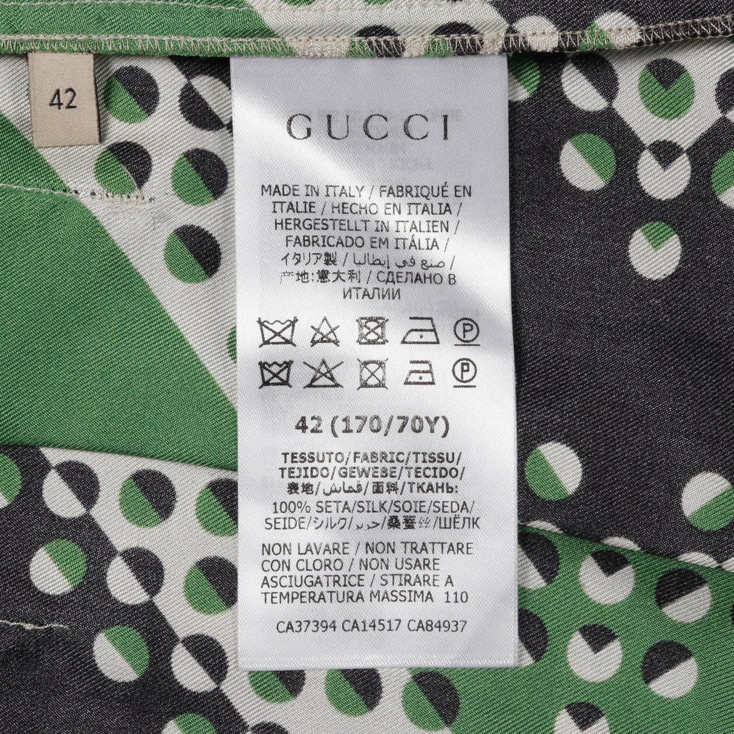 Gucci 409370 Silk Skirt