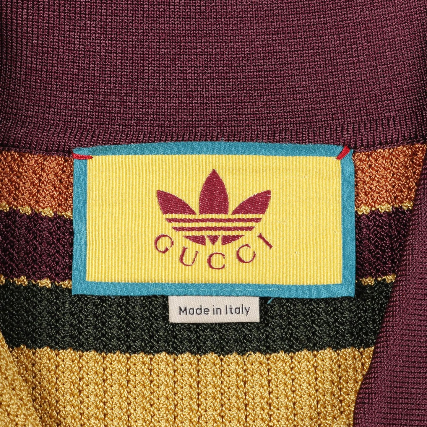 Gucci GUCCI × adidas Rayon Knit Polo Shirt