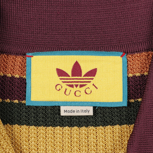 Gucci GUCCI × adidas Rayon Knit Polo Shirt