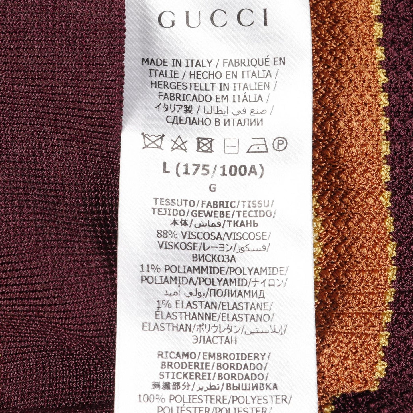 Gucci GUCCI × adidas Rayon Knit Polo Shirt