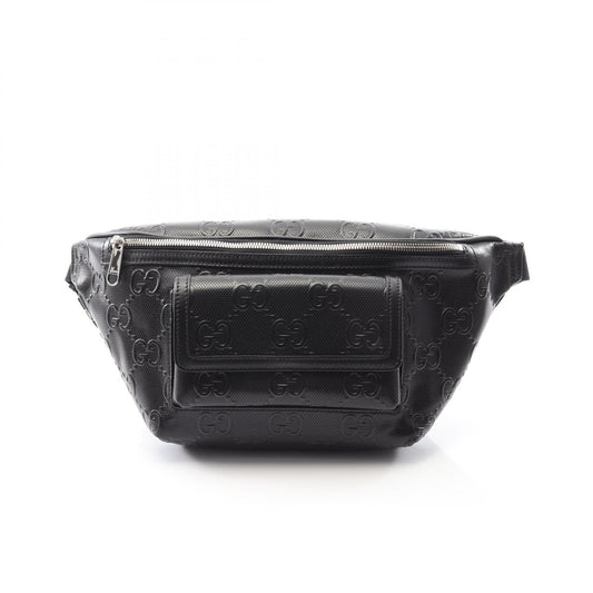 Gucci GG Embossed Leather Waist Bag
